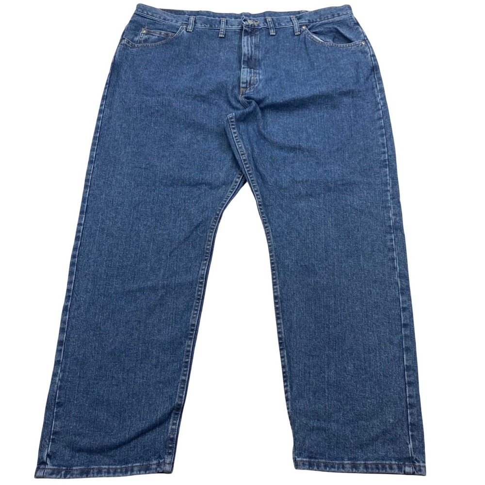 Wrangler Relaxed Fit Jeans Mens 44x30 Blue Five Star Premium Denim 97601VR NWT